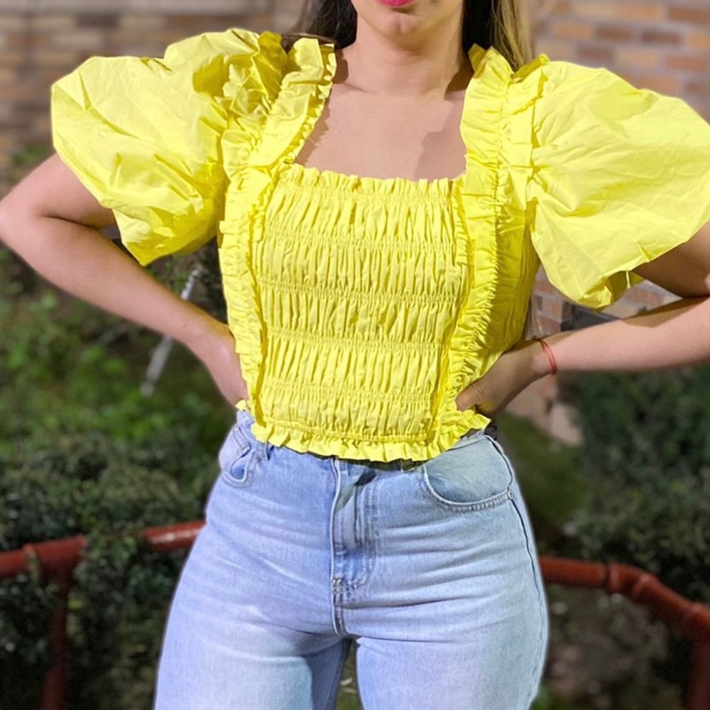 Yellow top size large